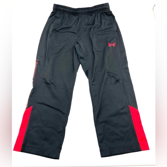 Under Armour Other - Under Armour Youth Black Pants with Red Accents